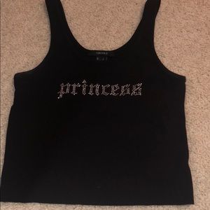 Bedazzled princess tank